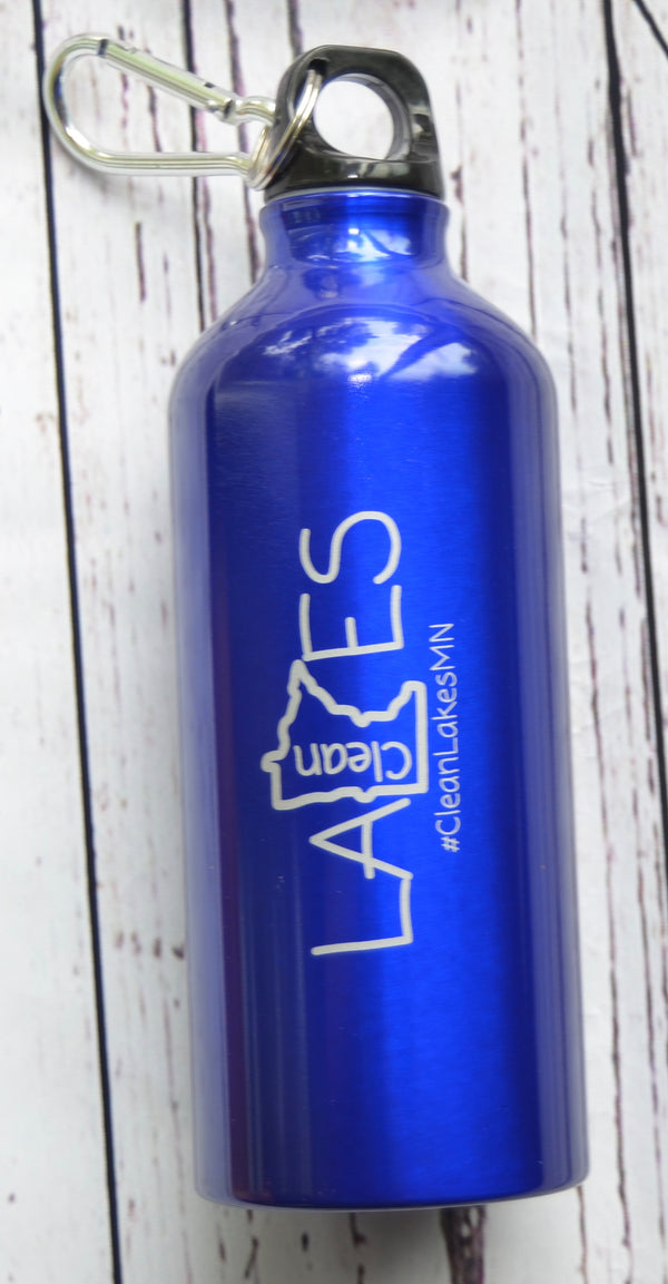 Clean Lakes MN Aluminum Water Bottle
