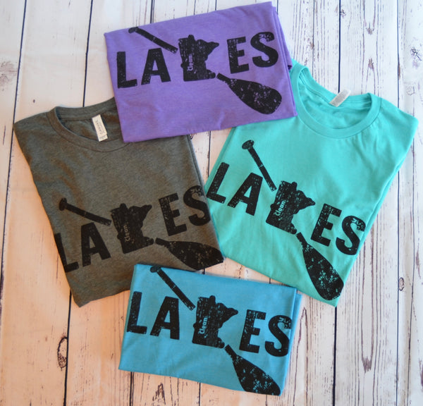 Original Clean Lakes MN - Paddle T-Shirt