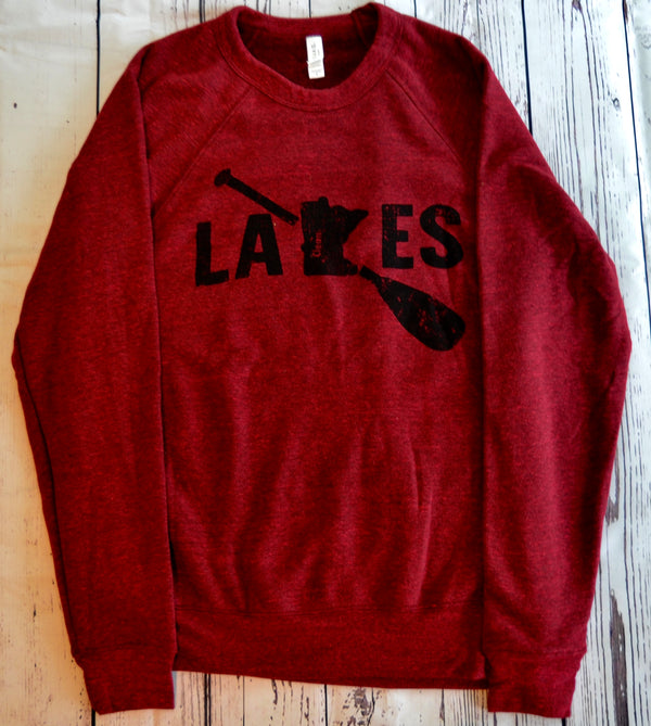 Paddle Crewneck Sweatshirt - Clean Lakes MN