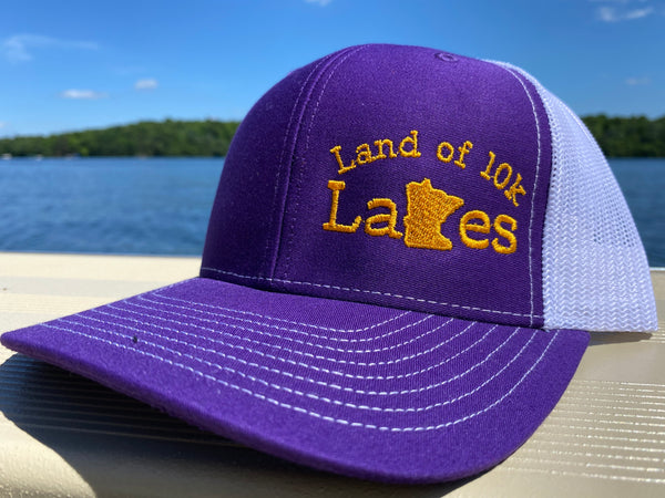 Land of 10000 Lakes - Minnesota Vikings colors - Trucker hat